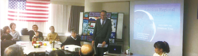 画像:英語講演会等 文化活動