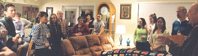 画像:交換高校生帰国報告会 / クリスマスパーティ